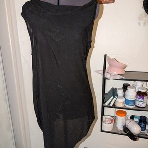 Long Asymmetrical Tee Open Back